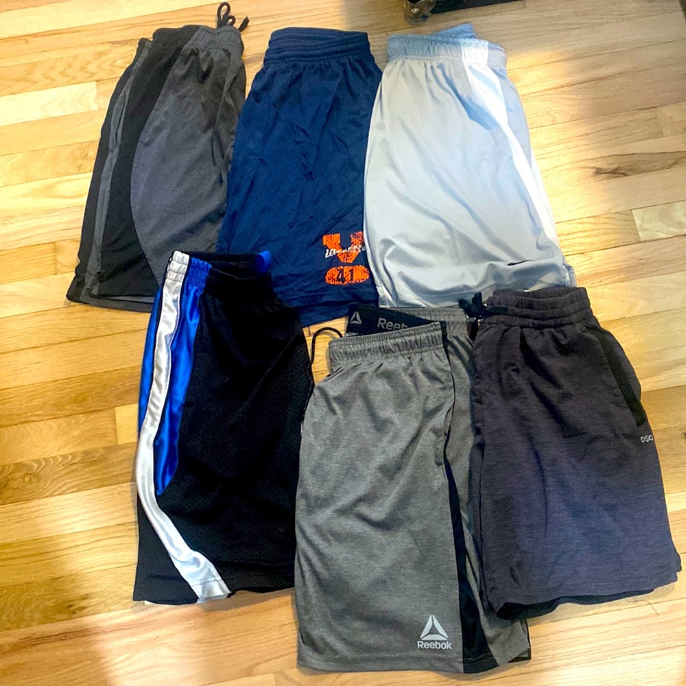 Assorted Men’s Athletic Shorts Bundle- Nike, Reebok, Head, DSG